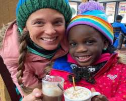 She and her husband also have an adopted daughter Willa Gray who is from Uganda.